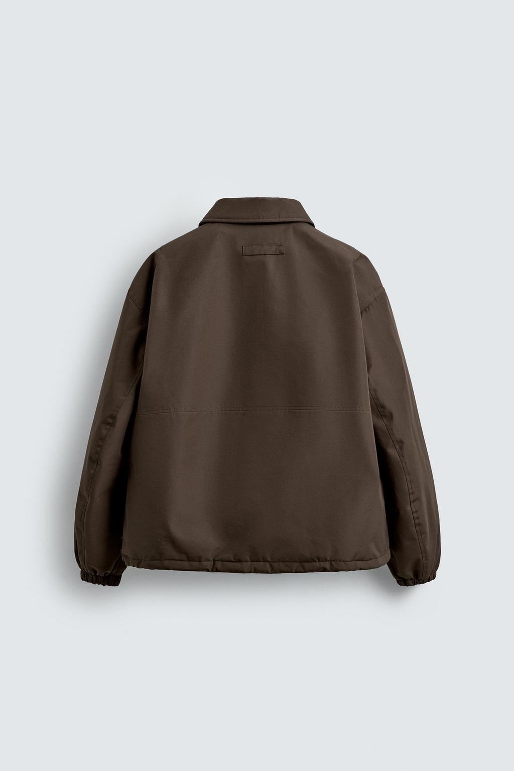 Zara Стеганая куртка из высокотехнологичной ткани - Цвет