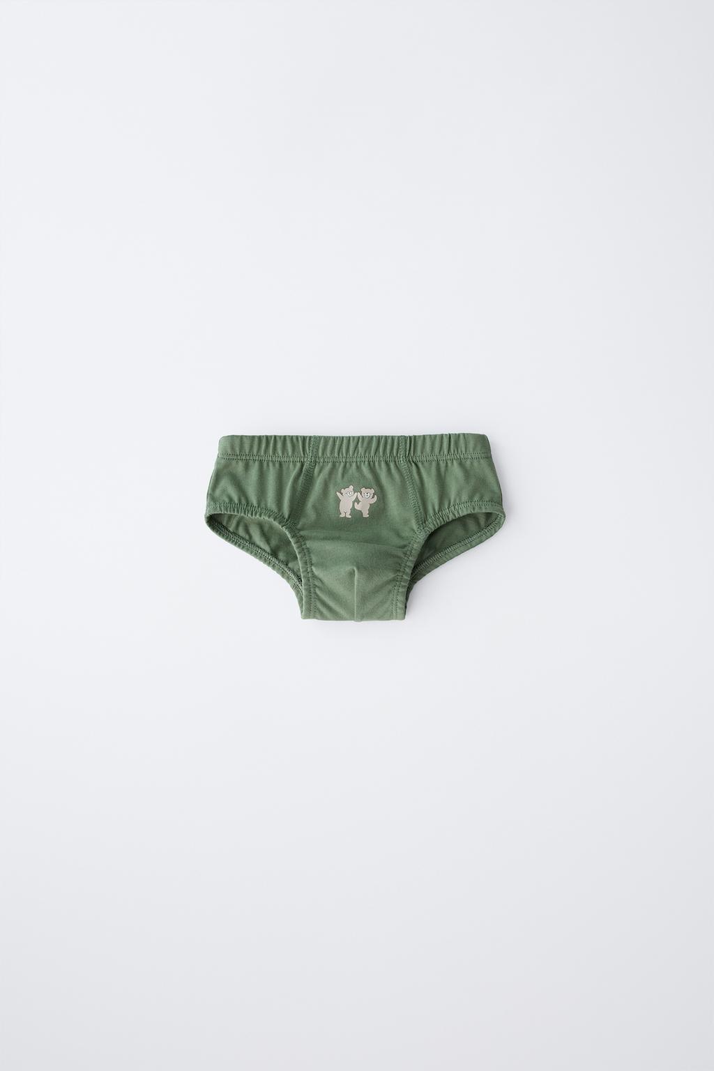 2-6 ЛЕТ/НАБОР ИЗ ШЕСТИ ТРУСОВ С МЕДВЕЖАТАМИ