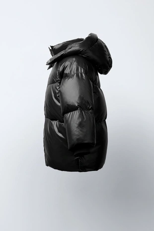 Водоотталкивающий и ветрозащитный пуховик с перьями и пухом- Заказать в России