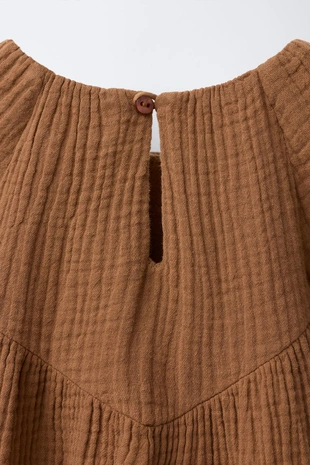 Платье из жатой ткани- Заказать в России