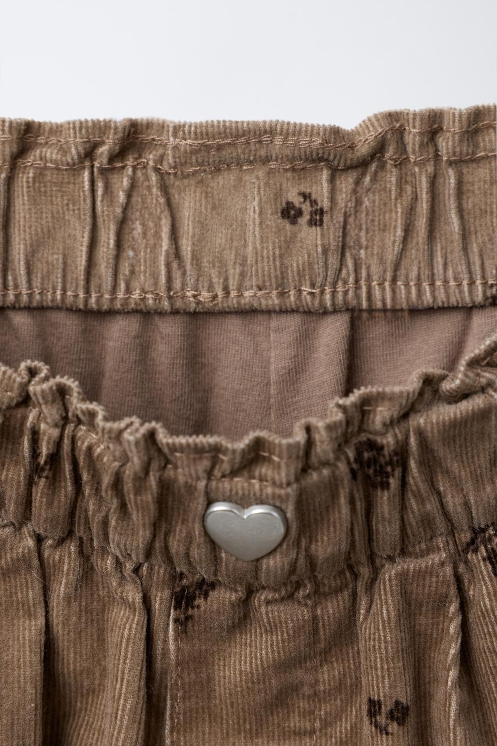 БРЮКИ BAGGY ИЗ ТОНКОГО ВЕЛЬВЕТА НА ПОДКЛАДКЕ
