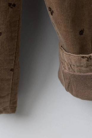 Брюки BAGGY из тонкого вельвета на подкладке- Заказать в России