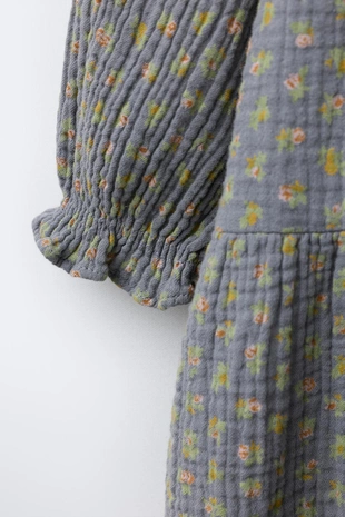 Платье из бамбука с цветочным принтом- Заказать в России