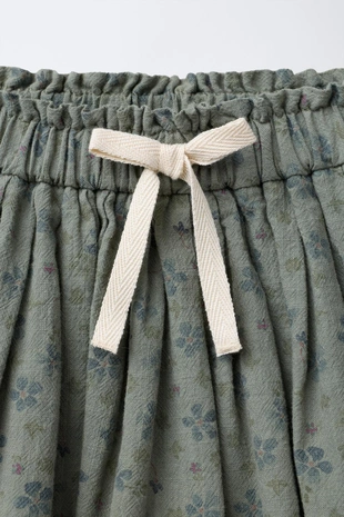 Юбка-шорты с цветочным принтом- Заказать в России