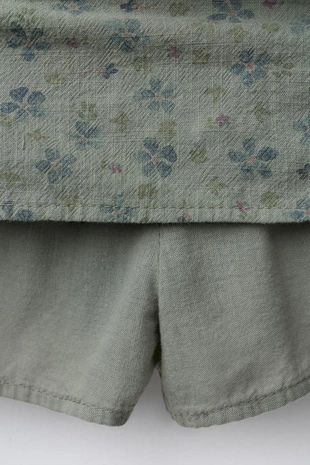 Юбка-шорты с цветочным принтом- Заказать в России