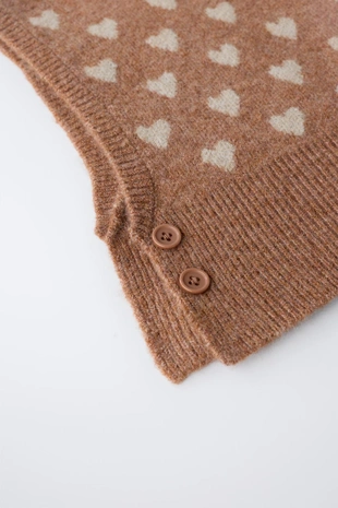 Балаклава с пуговицами и сердцами- Заказать в России