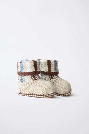 Вязаные пинетки - Заказать в России