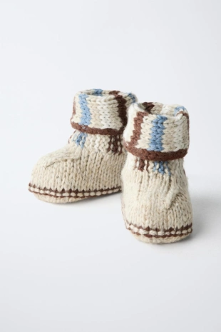 Вязаные пинетки - Заказать в России