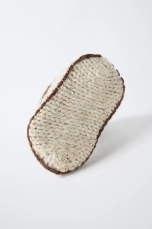 Вязаные пинетки