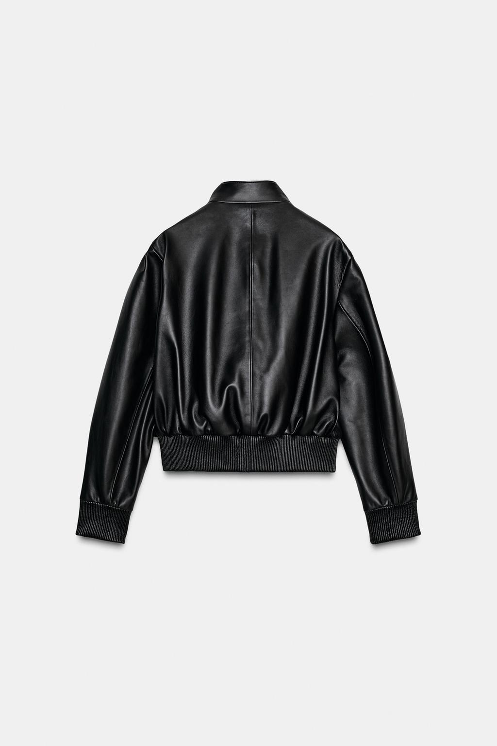 Куртка-бомбер limited edition zw collection из кожи