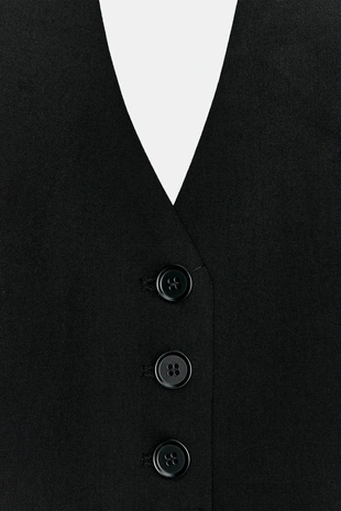 Топ-жилет со съемным галстуком- Заказать в России