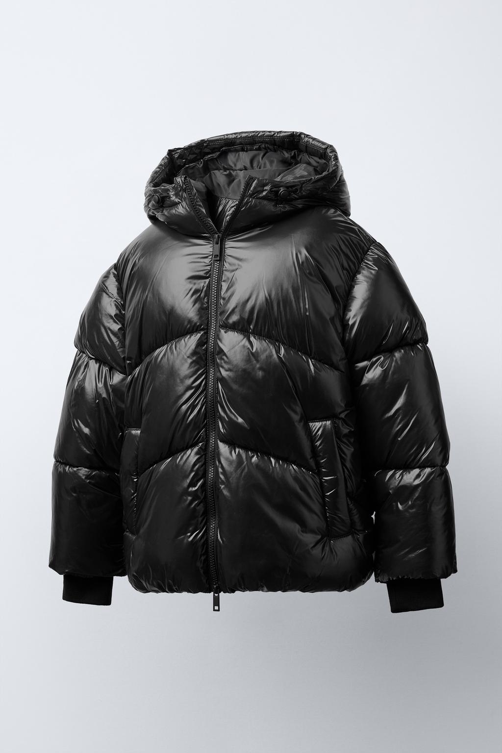СТЕГАНОЕ ПАЛЬТО С КАПЮШОНОМ WATER REPELLENT