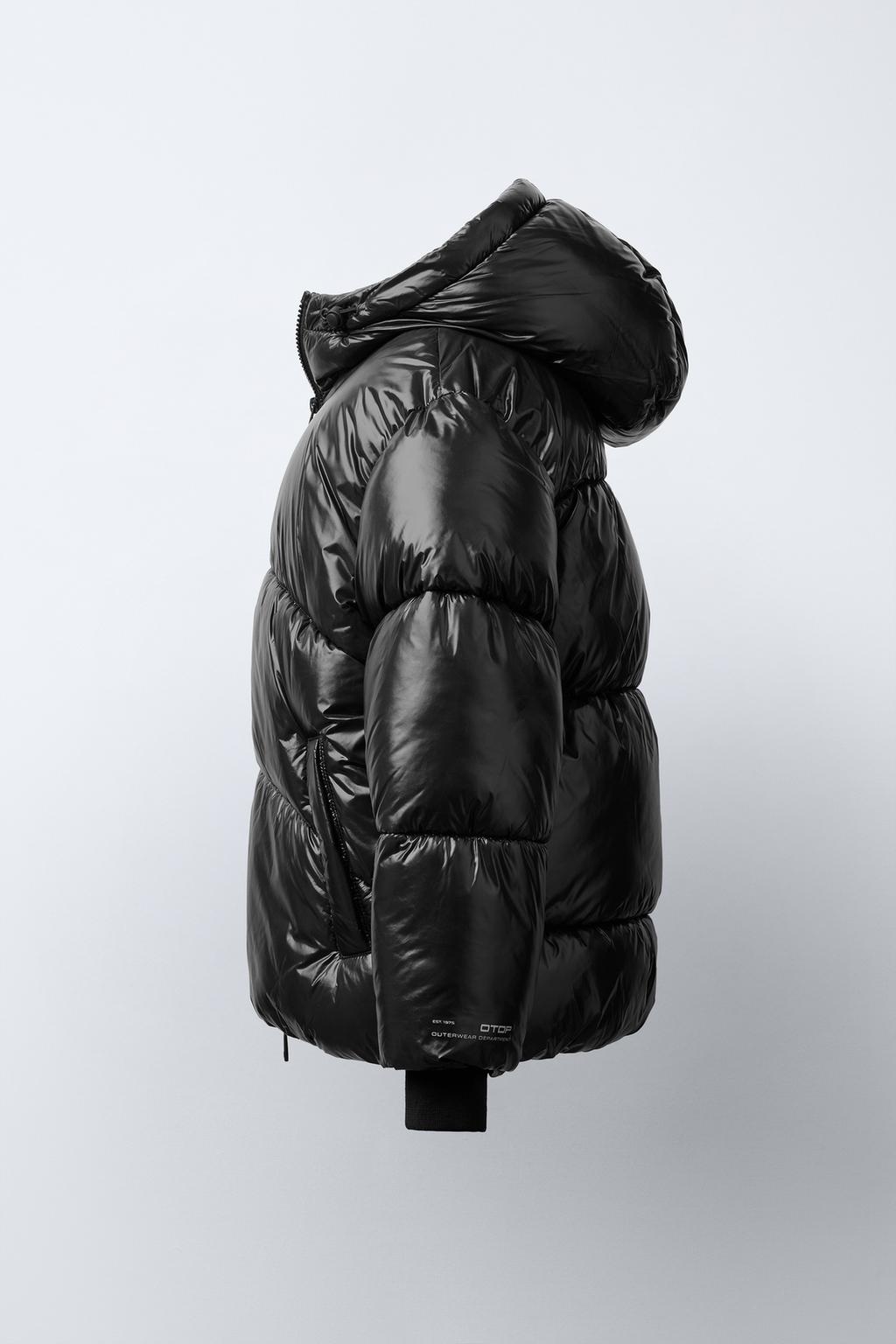 СТЕГАНОЕ ПАЛЬТО С КАПЮШОНОМ WATER REPELLENT