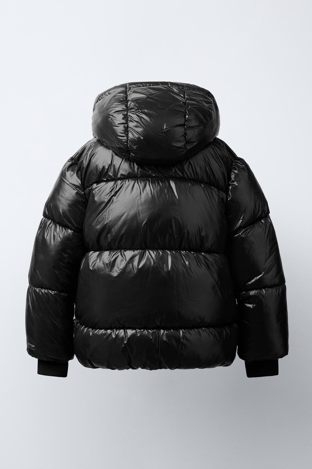 СТЕГАНОЕ ПАЛЬТО С КАПЮШОНОМ WATER REPELLENT