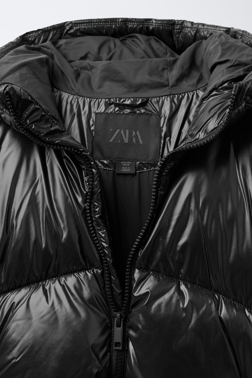 СТЕГАНОЕ ПАЛЬТО С КАПЮШОНОМ WATER REPELLENT