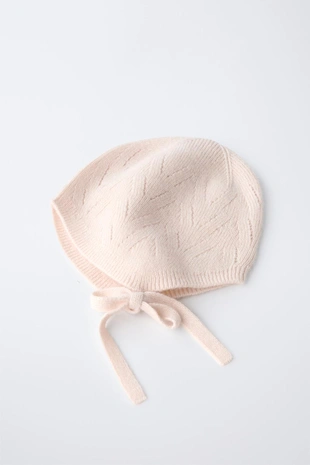 Чепчик из хлопка и шерсти- Заказать в России