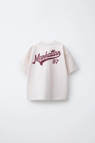 Купить Zara Футболка с вышивкой городов