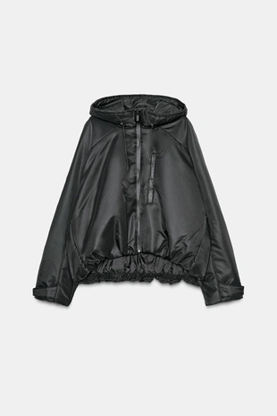 Стеганая куртка с капюшоном WATER REPELLENT WINDPROOF- Заказать в России