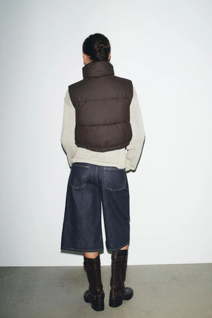 Прорезиненный стеганый жилет- Заказать в России