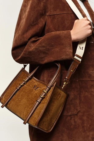 Сумка мини-тоут из вельвета- Заказать в России