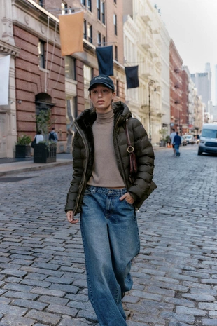 Короткий приталенный анорак WATER REPELLENT WINDPROOF- Заказать в России