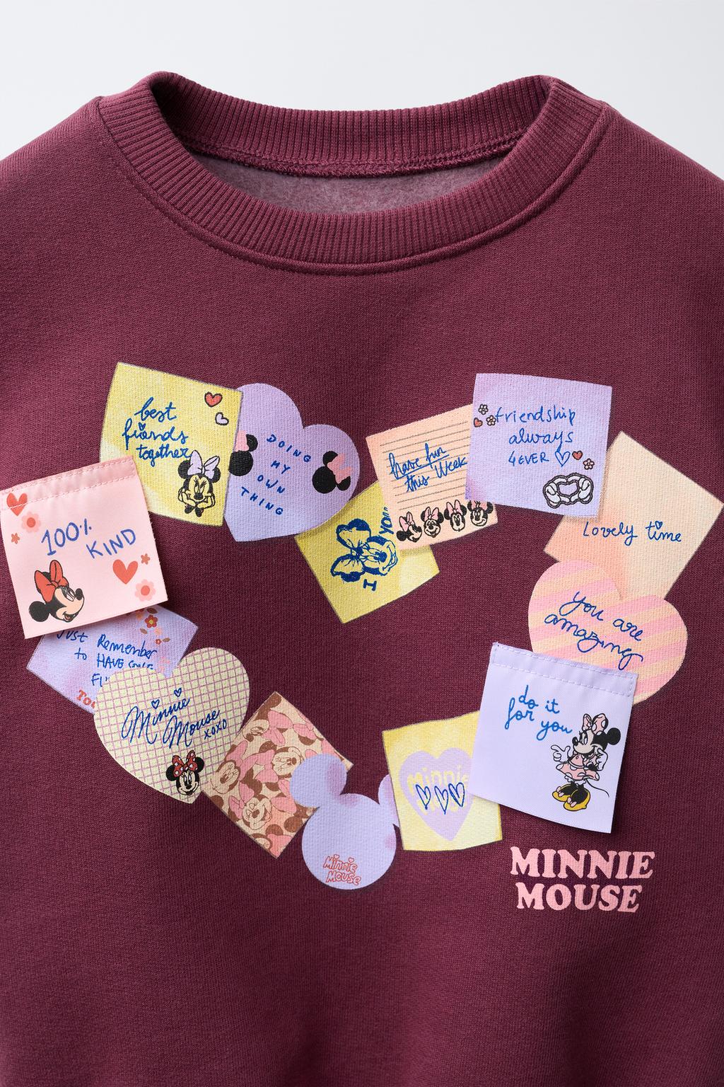 ТОЛСТОВКА С НАШИВКАМИ MINNIE MOUSE AND FRIENDS © DISNEY