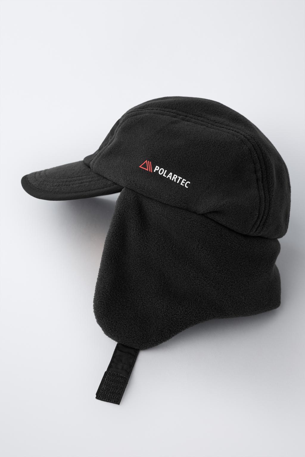 Шапка с ушанкой из флиса polartec®