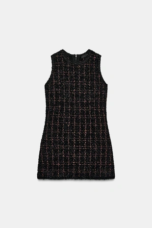 Мини-платье из структурированного трикотажа- Заказать в России