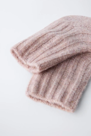 Light pink | 5536/453/637 - Zara Носки из ребристого вязания