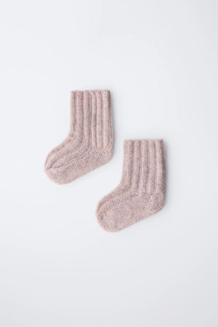 Носки из ребристого вязания- Заказать в России