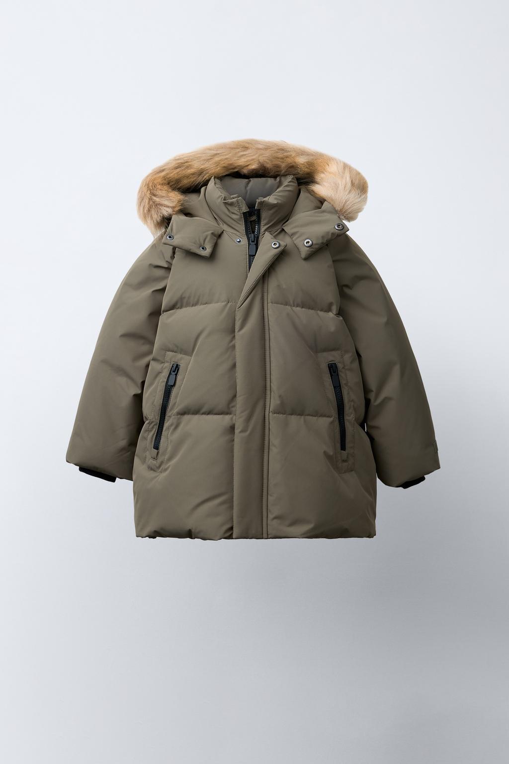 LONG WATER-REPELLENT AND WIND-RESISTANT FEATHER DOWN PUFFER JACKET