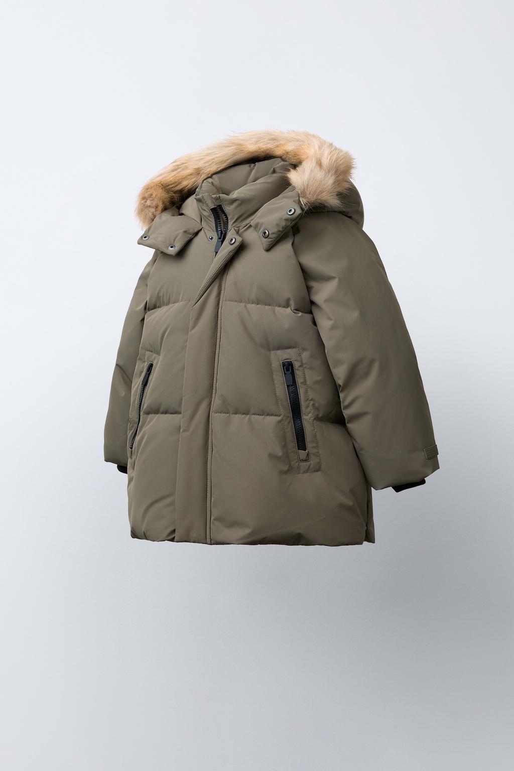 LONG WATER-REPELLENT AND WIND-RESISTANT FEATHER DOWN PUFFER JACKET
