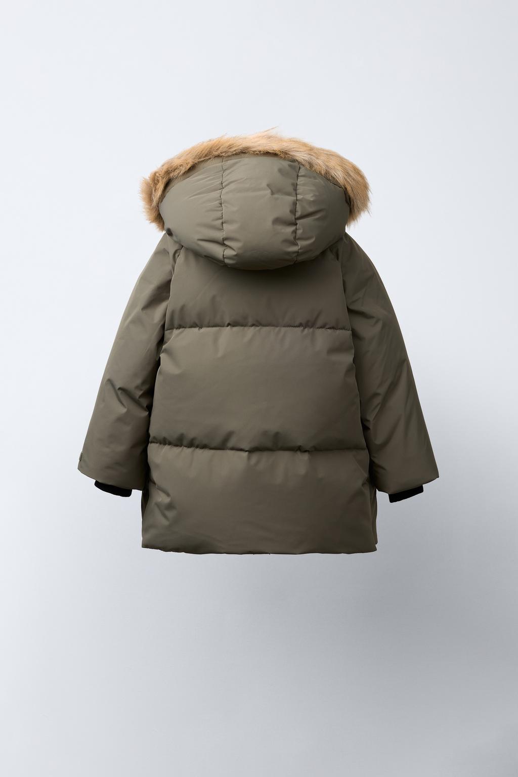 LONG WATER-REPELLENT AND WIND-RESISTANT FEATHER DOWN PUFFER JACKET