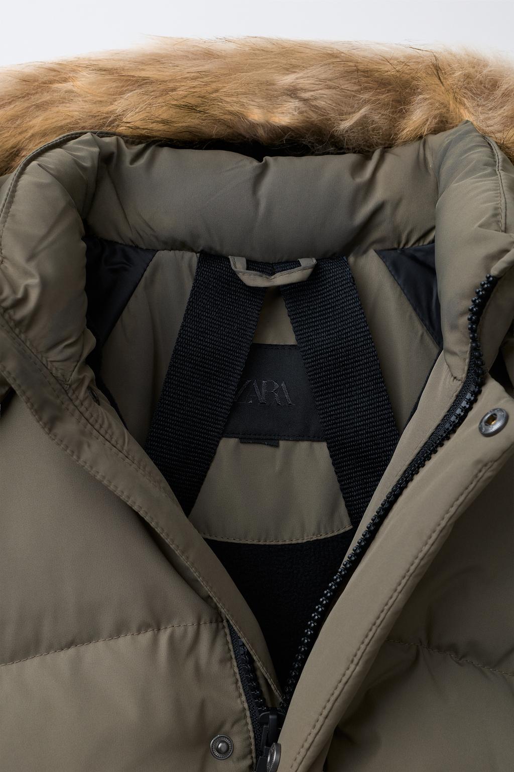 LONG WATER-REPELLENT AND WIND-RESISTANT FEATHER DOWN PUFFER JACKET