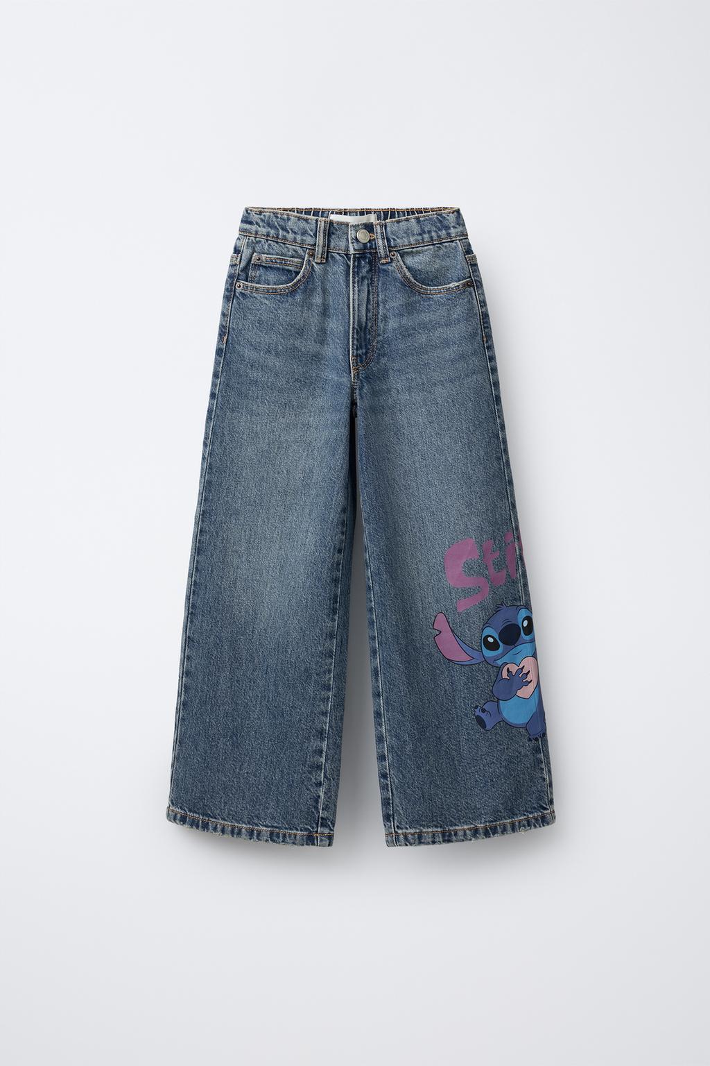 ДЖИНСЫ WIDE LEG LILO & STITCH © DISNEY