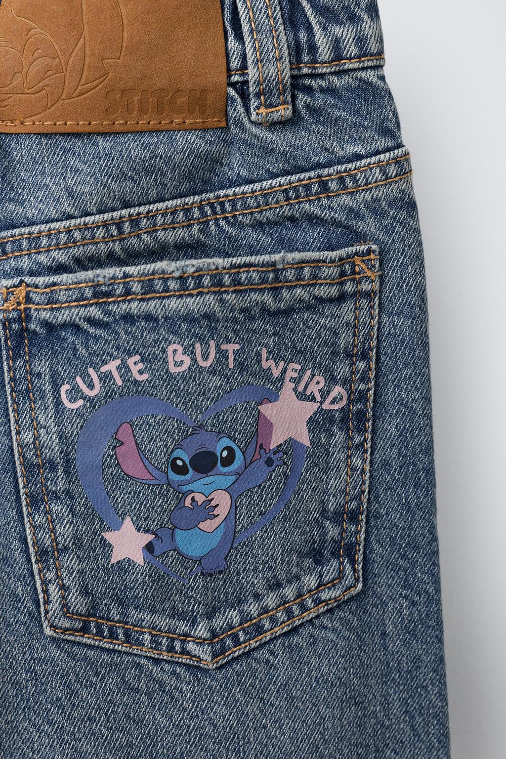 ДЖИНСЫ WIDE LEG LILO & STITCH © DISNEY