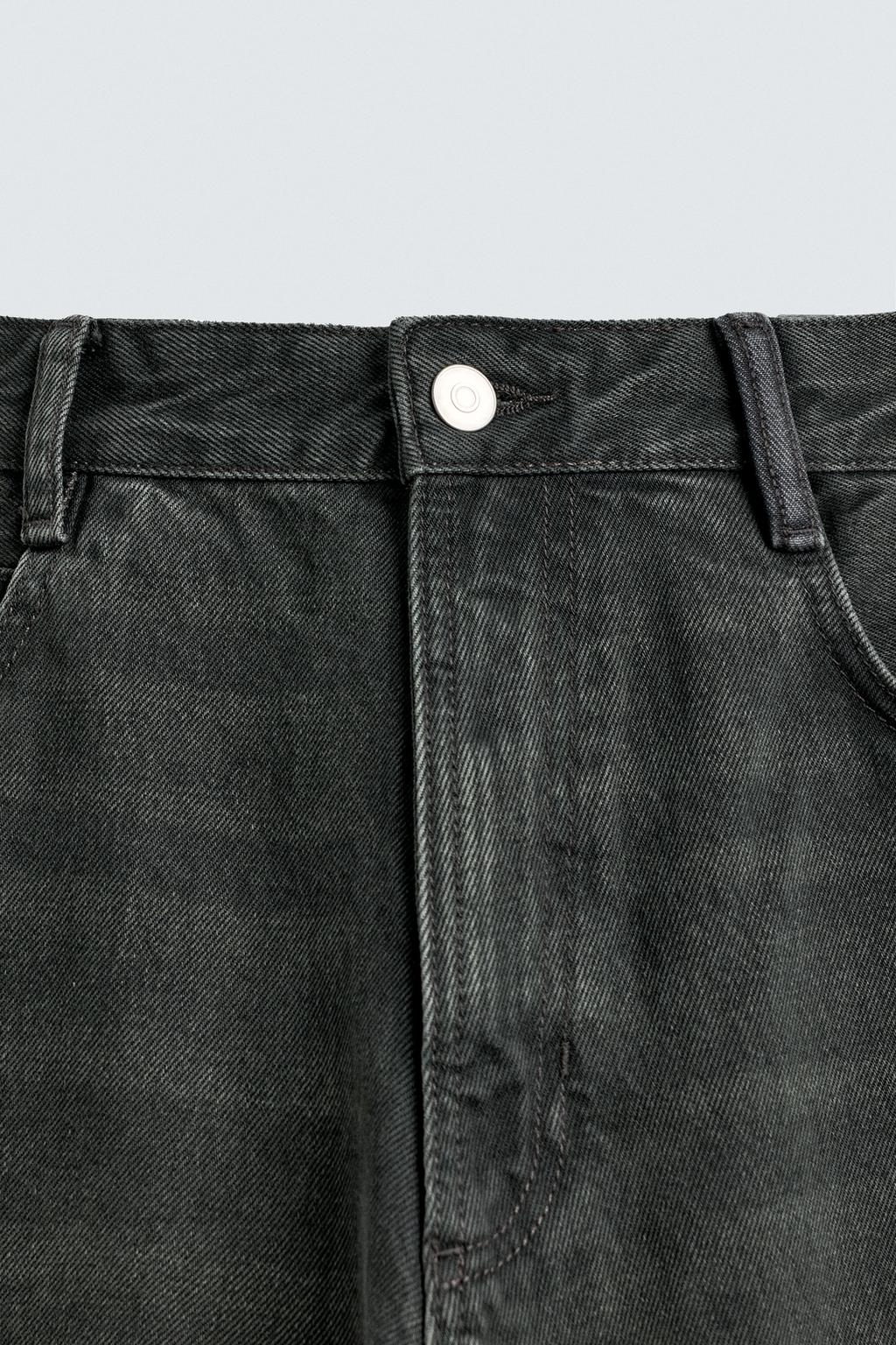 ДЖИНСЫ BAGGY FIT С ПЕРЕКРУЧЕННЫМ ШВОМ
