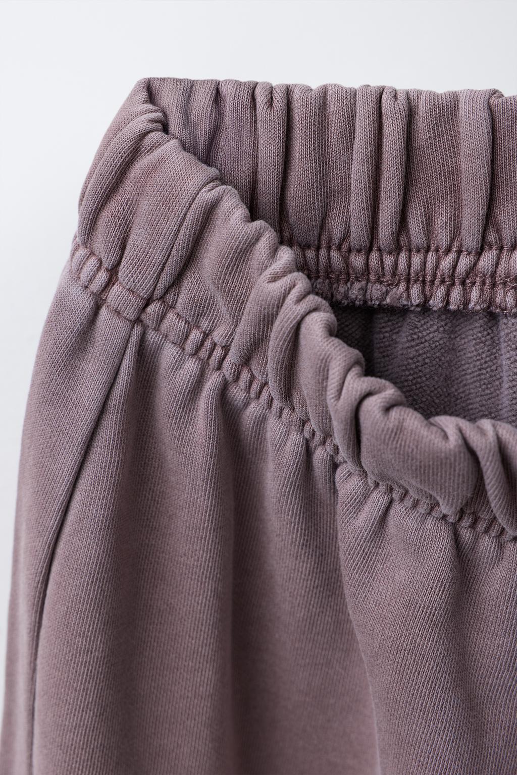 БРЮКИ WIDE LEG С ЭФФЕКТОМ ПОТЕРТОСТИ