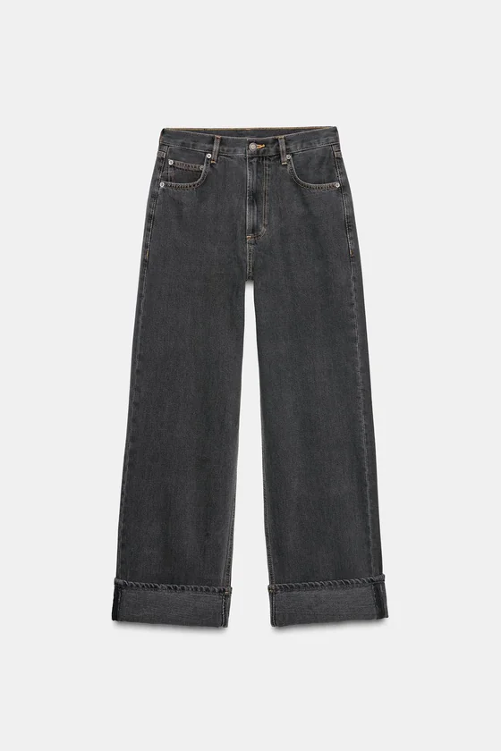 ДЖИНСЫ Багги СО СРЕДНЕЙ ПОСАДКОЙ — коллекция Zara «ZW»