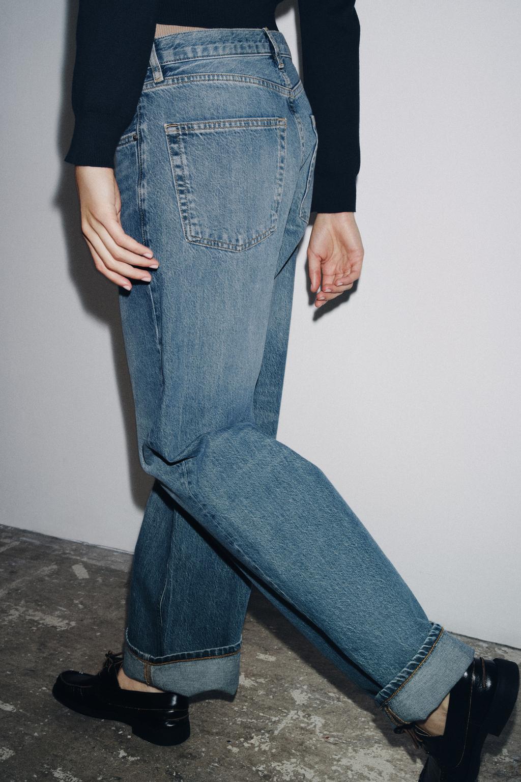ДЖИНСЫ BAGGY СО СРЕДНЕЙ ПОСАДКОЙ — ZW COLLECTION