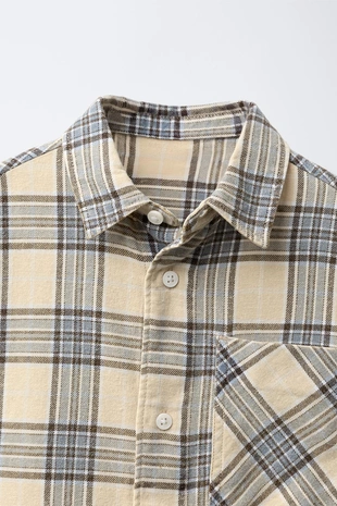 Mustard | 3183/758/305 - Zara Рубашка с принтом в клетку