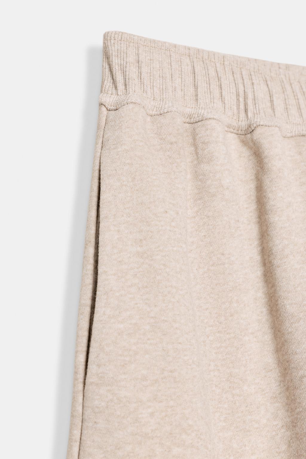 БРЮКИ WIDE LEG ИЗ МЯГКОЙ ТКАНИ