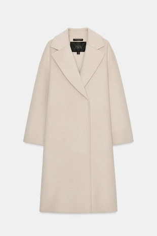 Пальто оверсайз из смесовой шерсти с платком — ZW COLLECTION- Заказать в России