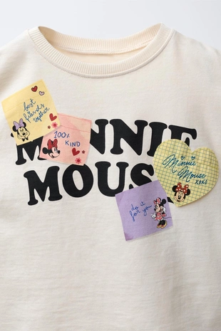 Лонгслив с нашивками MINNIE MOUSE © DISNEY- Заказать в России