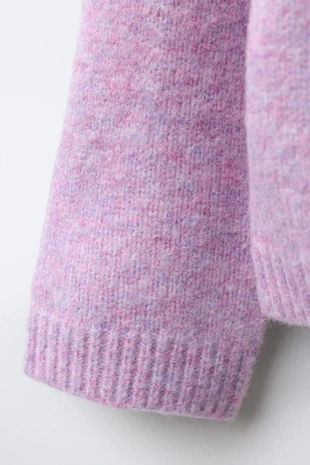 Свитер с блестящим бантом из смесовой шерсти- Заказать в России