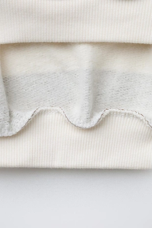 Толстовка в полоску с вышивкой- Заказать в России