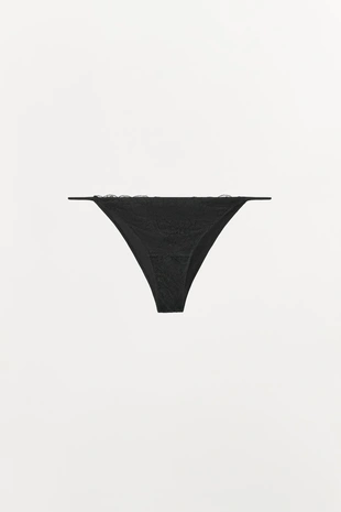 Комбинированные кружевные трусы- Заказать в России