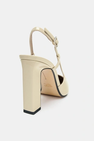 Туфли-мюли на каблуке- Заказать в России