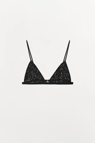 Треугольный бюстгальтер с текстурой- Заказать в России