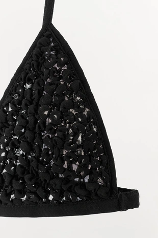 Треугольный бюстгальтер с текстурой- Заказать в России